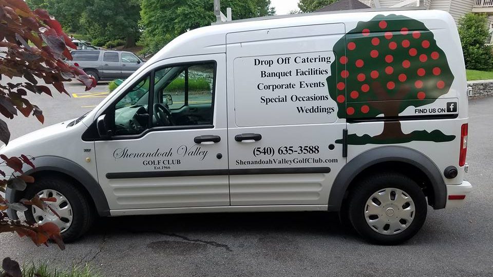 Shenandoah Valley Golf Club catering van