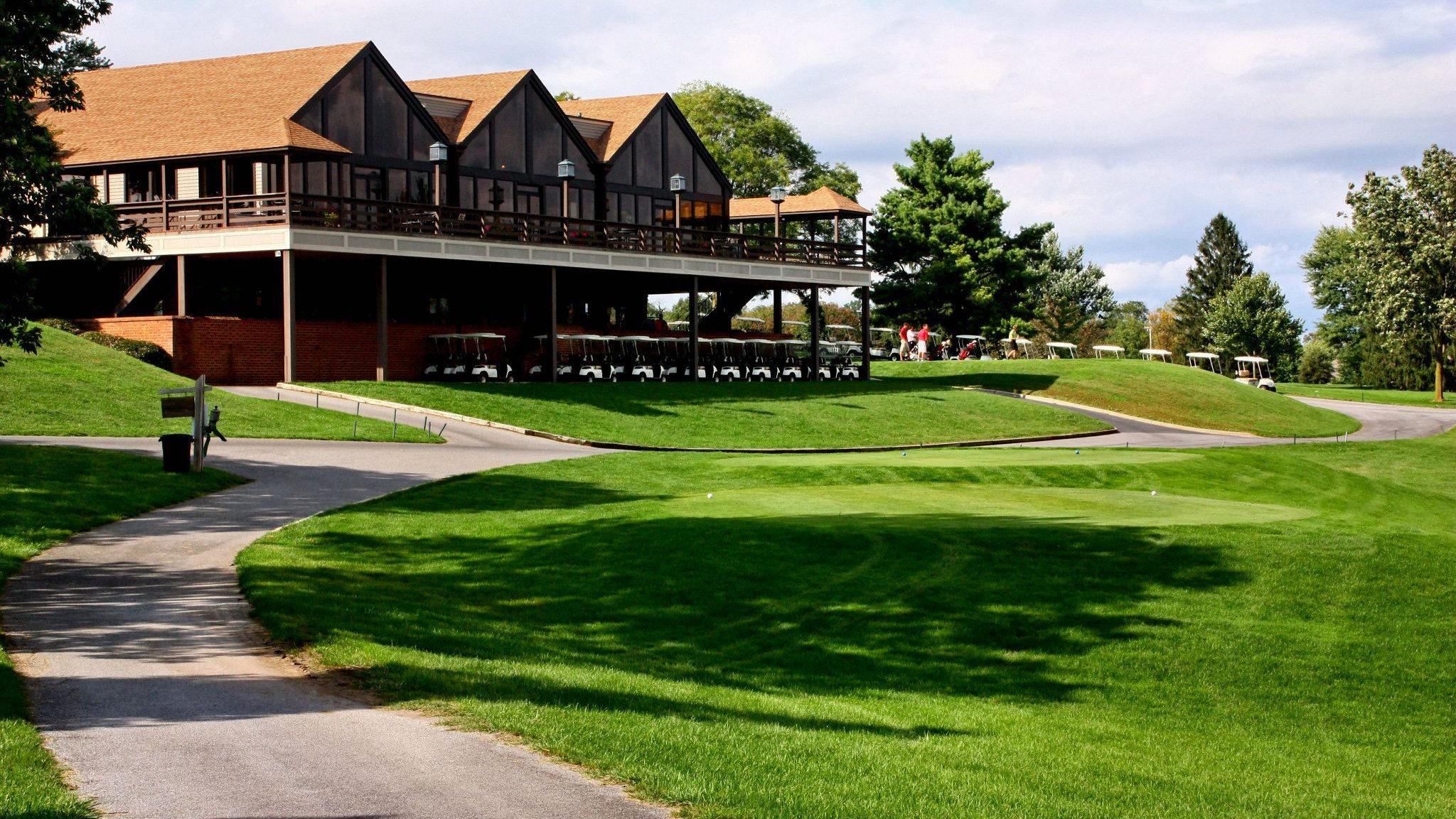 view of the clubhouse