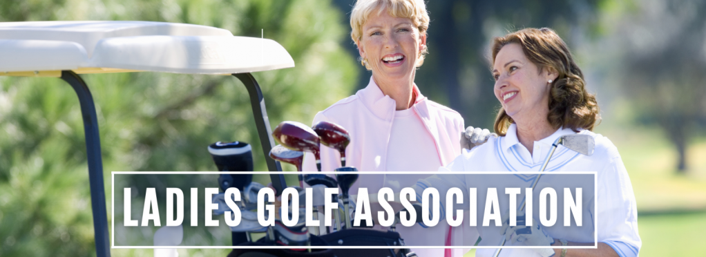 Ladies Golf Association banner