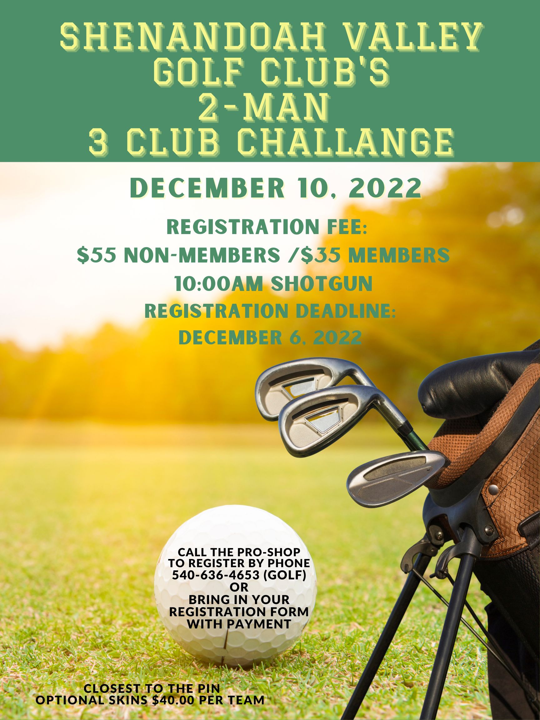 Tournaments Shenandoah Valley Golf Club