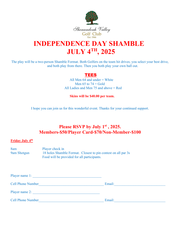 Independence Day Shamble