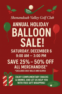 Annual Holiday Balloon Sale 